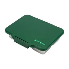 Yumbox Pr�t - 4 Rum - Rustfrit st�l - Dublin Gr�n