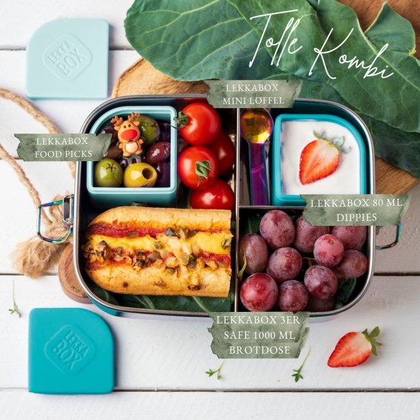 LEKKABOX Dippies 80 ml - Ocean - 2 stk.