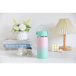 IDrink - Termo Drikkedunk - 400 ml - Green/Pink 