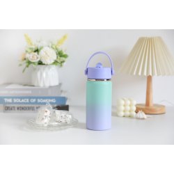 iDrink - Termo Drikkedunk - 400 ml - Green/Lilla 