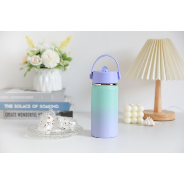 iDrink - Termo Drikkedunk - 400 ml - Green/Lilla 