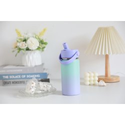 iDrink - Termo Drikkedunk - 400 ml - Green/Lilla 