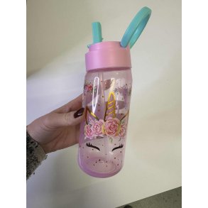 Euromic - Enhjrning blomst Drikkedunk - 500ml