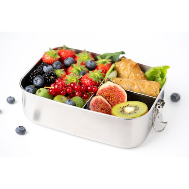 LEKKABOX Safe stlmadkasse m. 3 rum - 1400 ml