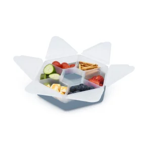 Melii Sekskantet Snackle-boks - Skiffer Bl