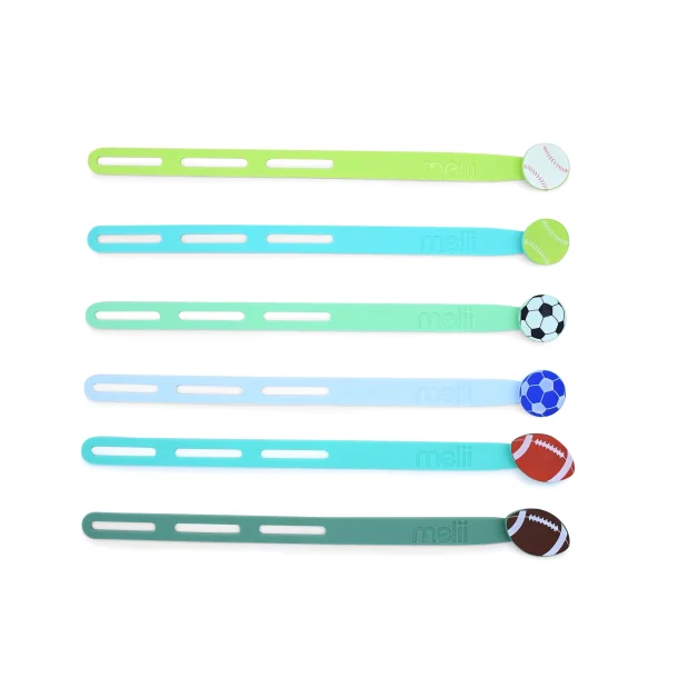 Melii Silikone Wrap Bnd - 6 stk. - Sports Bolde