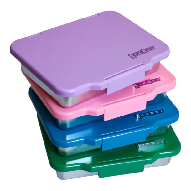 Yumbox Pr�t - 4 Rum - Rustfrit st�l - Lavande Lilla