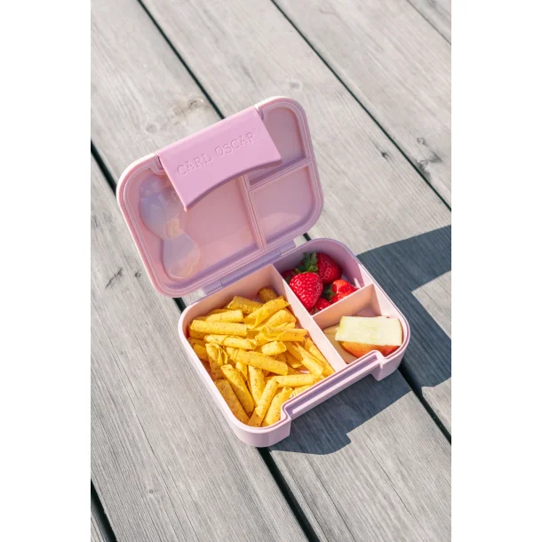 Carl Oscar - BentoBox med ske/gaffel - Lyserd 