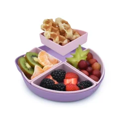 Melii Silikone Opdelt Tallerken - Kat 