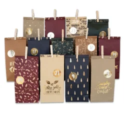 Julekalender poser - 24 stk. - Mnstre