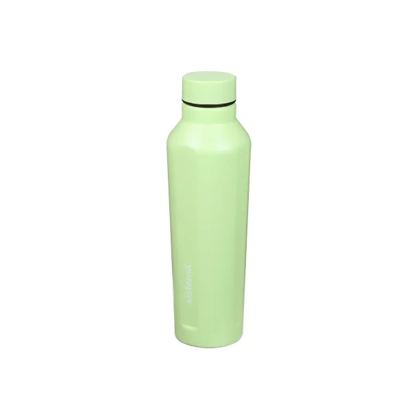 Sistema - Easy Grip Stainless Steel Bottle 870 ml. - Lime