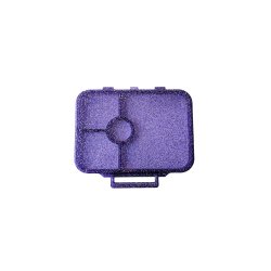 LEKKABOX Reservedel - L�g til madkasse - 4 rums Lilla Glimmer