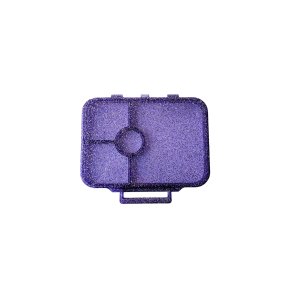 LEKKABOX Reservedel - L�g til madkasse - 4 rums Lilla Glimmer