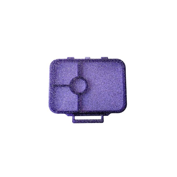 LEKKABOX Reservedel - L�g til madkasse - 4 rums Lilla Glimmer