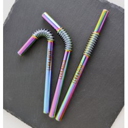 Lekkabox - Flexible Stainless Steel Sugerr  4 stk. 