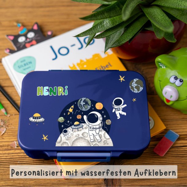 LEKKABOX Classic Madkasse - Med 4 rum - Cosmic